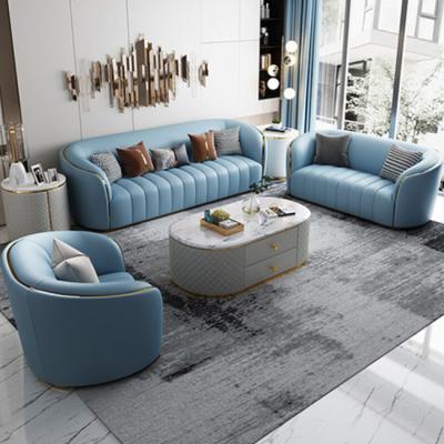 China Comfortable modern luxury VELVET living room furniture household furniture metal leg sofa leisure for sale