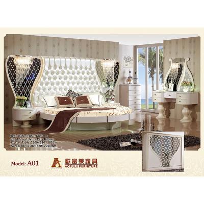 China Fandi A01 Hypoallergenic Luxury Bedroom Furniture King Bedroom Suit for sale