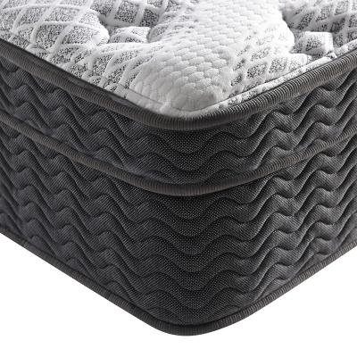 China High Grade Cooling Fabric Eco-Friendly Knitted Compress Roll Up Pocket Spring Cool Gel Memory Foam Mattress for sale