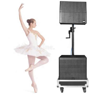 China Portable DJ 15 Inch 18 Inch 300-400W Large Power Stage Bass Box Subwoofer Speaker for sale