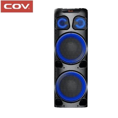 China Home Theater VOC Speaker Party Trolley Portable Party Speaker With Disco Light CV-2110 for sale