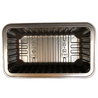 China Eco-friendly PP Food Grade PP Meat Tray Microwave Safe Food Container for sale