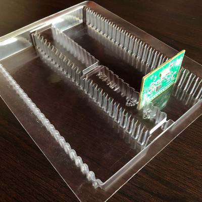 China PET Customized Plastic Packaging Tray For Electronic Components for sale