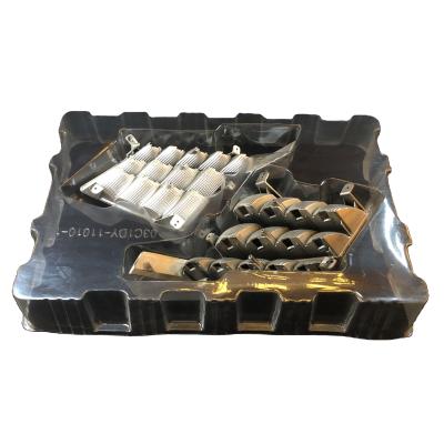 China PET Factory Customized Auto Accessories Component Plastic Blister Packing Tray for sale