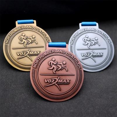 China Europe Medals and Trophies Awards Gold Football Karate Soccer Empty Hanger Show Custom Metal Sports Plates Trophy Medals for sale