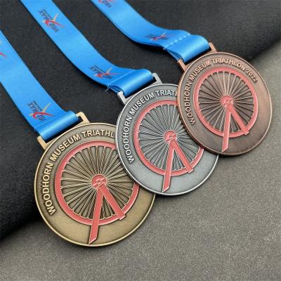 China Custom Silver 3D Europe Personalized Custom Sports Medals Medal Medal for sale