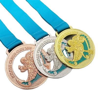 China Medals of Europe Custom Free Design Custom Fun Metal Antique Gold Company for sale