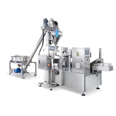 China Industrial mechanical Auger Filler Automatic Curry Detergent Powder Filling Premade Pouch Mini Doypack Doy Pack Packing Machine for sale