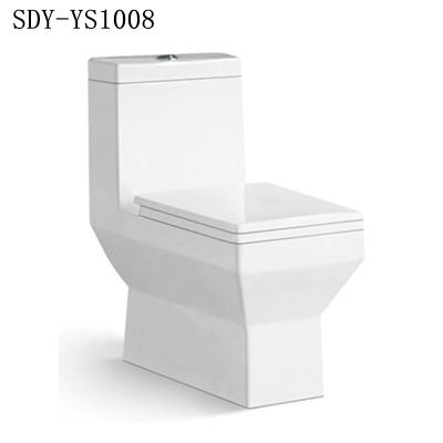 China One Piece Sanitary Strap 220mm Double-Flow Square Toiletries Girl Wc Toilet Ceramic Chinese Price for sale