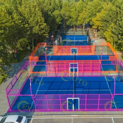 China EXITO China Durable Manufacture Custom Design Hot Sale Padel Tennis Court for sale