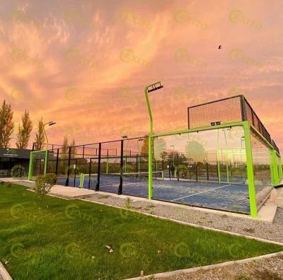 China EXITO 2022 New Style Durable Factory Wholesale Panoramic Padel Tennis Courts Play Padel Courts Buy Padel Courts Price for sale