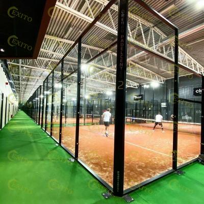 China EXITO Outdoor/Indoor Padel Courts Supplier Factory Directly Outdoor Padel Tennis Court Play Paddle for sale