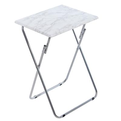 China New Style Party Restaurant Folding Metal Table Durable Outdoor Camping Table Adjustable Height Folding Desk for sale