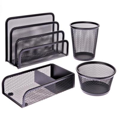 China Office Organizers Mesh Desk Organizer Set of Strong Wearability Organizers Drawer and Pencil Holders for sale