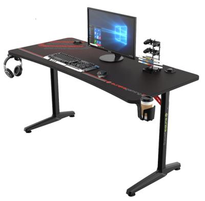 China Hot Selling Modern and Large Furniture Convertible Desk Used PC and Computer Gaming Desk with MDF Cardboard Fiber Desk for Gamer and Office for sale