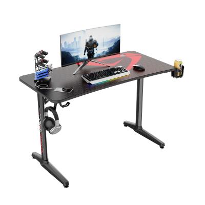 China Home Furniture PC Gamer Packing (Height) 47 Inch Adjustable Esports Single Computer Desk I Shape Gaming Table For Gamer for sale