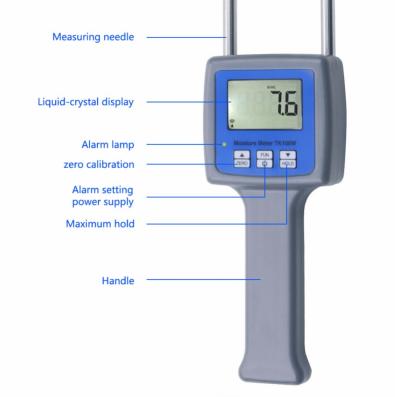 China Chinese Durable And Powder Supplier Wholesale Price Professional Wood Moisture Meter TK-100W for sale