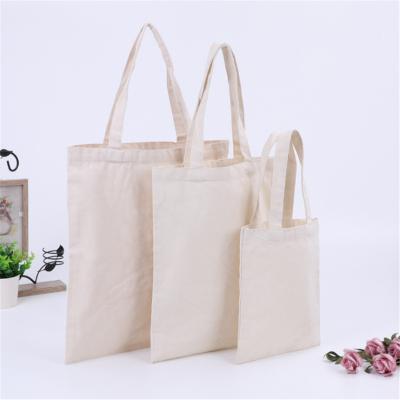 China Durable Organic Reusable 100% Cotton Fabric Carry Shopping Bag for sale