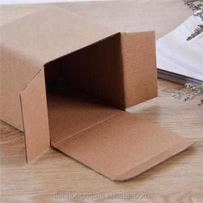 China Recycled Materials Solid Color Cardboard Kraft Paper Packaging Square Gift Box for sale