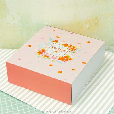 China Custom Recycled Materials Portable Folding Cute Paper Box For Kids Toys for sale