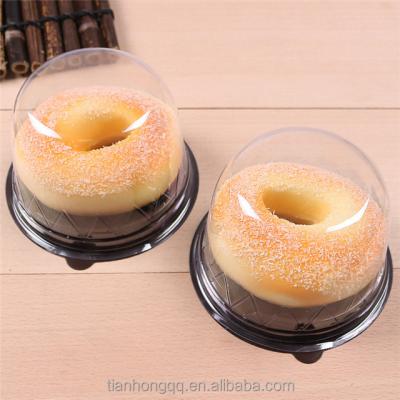 China Single Food Hot-selling Food Grade Disposable Material Donut Tray With Lid Packing Container for sale