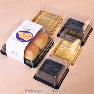 China Custom food fashion baking cakes, mooncake, paddles with transparent plastic packaging, seal labels for sale