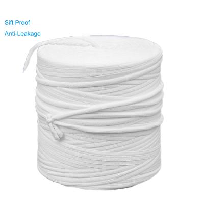 China White Multi Core/Polyester Flat Spun Yarn Filler Rope For Big Jumbo Bulk Bag Siftproof/Roll Anti-leakage Polypropylene Woven Fabric FIBCs for sale