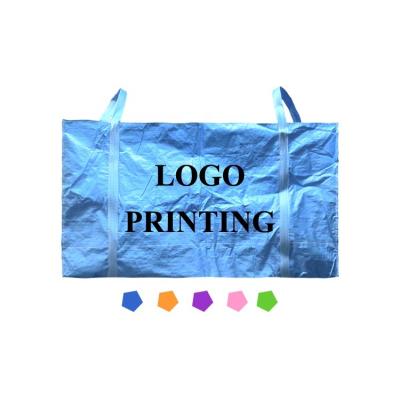 China Low Price Large Breathable Flexible Virgin PP Sack 100% Woven Bag For Garden Garbage 4CBYD 6CBYD 8CBYD for sale