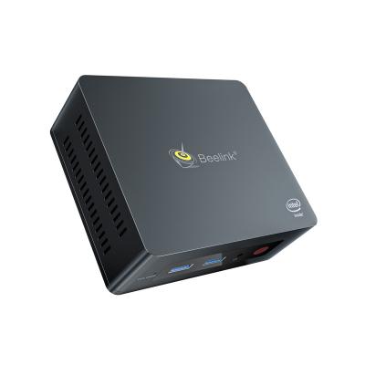 China Support 7*24 hours working mini processor J3455 (4C/4T, up to 2.3Hz), Beelink mini desktop PC GK35 Intel Celeron computers on desk for sale