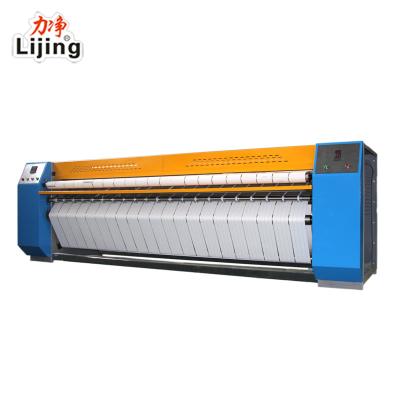 China LPG Heating Bedsheet Ironing Machine Operated in front side machine lapauw flatwork ironer for sale Te koop