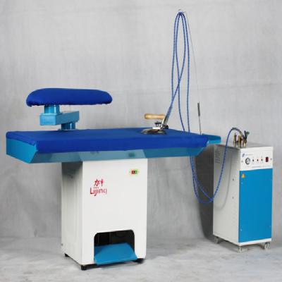 中国 Industrial Laundry Garment Clothes Steam Suction Vacuum Ironing Table Board Machine 販売のため