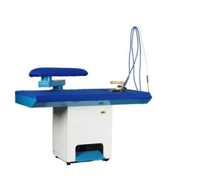 China 2020 Higher cost performance Hot sales Laundry Finish Self Air Suction Vacuum Ironing Table With Boiler and Iron en venta