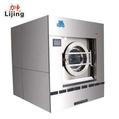 Cina Round Drum Washing Machine Industrial Washer Extractor Use In Hotel Or Hospital in vendita