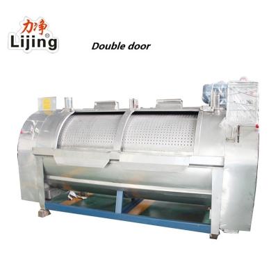 中国 200kg Clothes Washing And Dyeing Machine Horizontal Washing Machine Steam Heating Horizontal Washer 販売のため