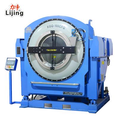 China 100kg fully automatic tilting type intelligent commercia complete laundry equipment for sale