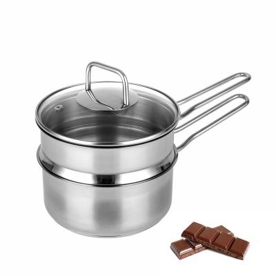 China Sustainable Double Boilers 304 Stainless Steel Non-Stick Pan for sale