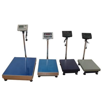 China 100kg 800kg 300kg Digital Platform Weighing Scale with Checkered Stainless Steel Plate for sale