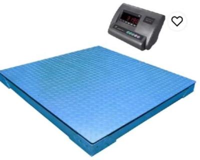 China 1 Ton Warehouse Shipping Digital Floor Scale with 3 Inch Platform and ODM Support en venta