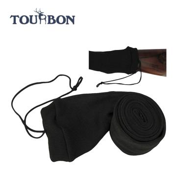 China Tourbon elastic hunting accessories gun sock for shotgun wholesale nylon knitting sleeve/rifle gun sleeve for sale