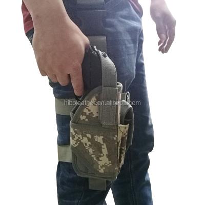 China With Style Tactical Camouflage Mag Pouch New Tactical Glock Carry Holster Drop Leg Belt Gun Holster for sale