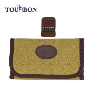 China Lower Cartridge Holder Tourbon Canvas Magnet Shotgun Bullet Wallet Ammo Pouch Shooting Hunting Cartridge Wallet Pouch for sale