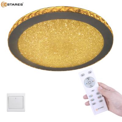 China Wholesale Super Bright Crystal 60W Surface Mounted D515 CCT And Brightness Mount Outdoor LED Ceiling Light for sale