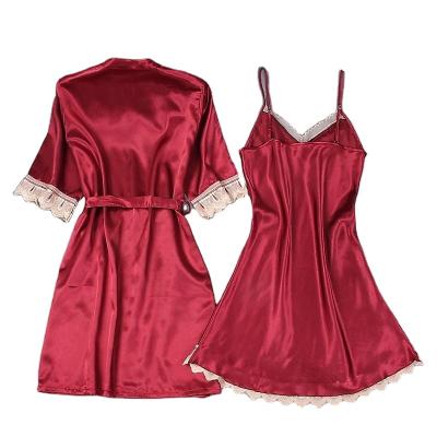 China Sexy Nightgown Women's Sexy Nightgown Long Robe Sets Hot Sexy Girls Nightgown Beautiful And Nightgown for sale