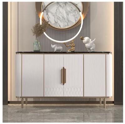 China Durable lightweight luxury style sideboards console cabinet, modern luxury and minimalist living room furniture cabinet sideboard for sale