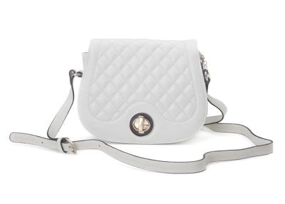 China OEM Small White Ladies Leather Shoulder Bags for Summer , Spring for sale