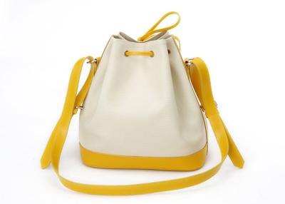 China Leather Drawstring Bucket Bag for sale