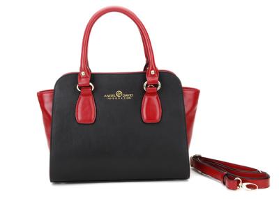 China Top Grain Nappa Medium Size Ladies Leather Handbags , Fetal Buffalo Soft Sides for sale