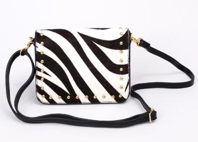 China Zebra Print Horsehair Crossbody Bag for sale