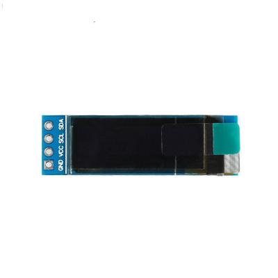 China 0.91 Inch 128x32 IIC I2C White/Blue 4PIN OLED 3.3V 5V LCD Display Module SSD1306 Driver IC DC For Arduino 0.91 for sale