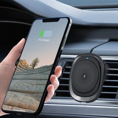 China Smart Magnetic Wireless Phone Holder Cell Phone Car Wireless Charger For I Phone 12 for sale